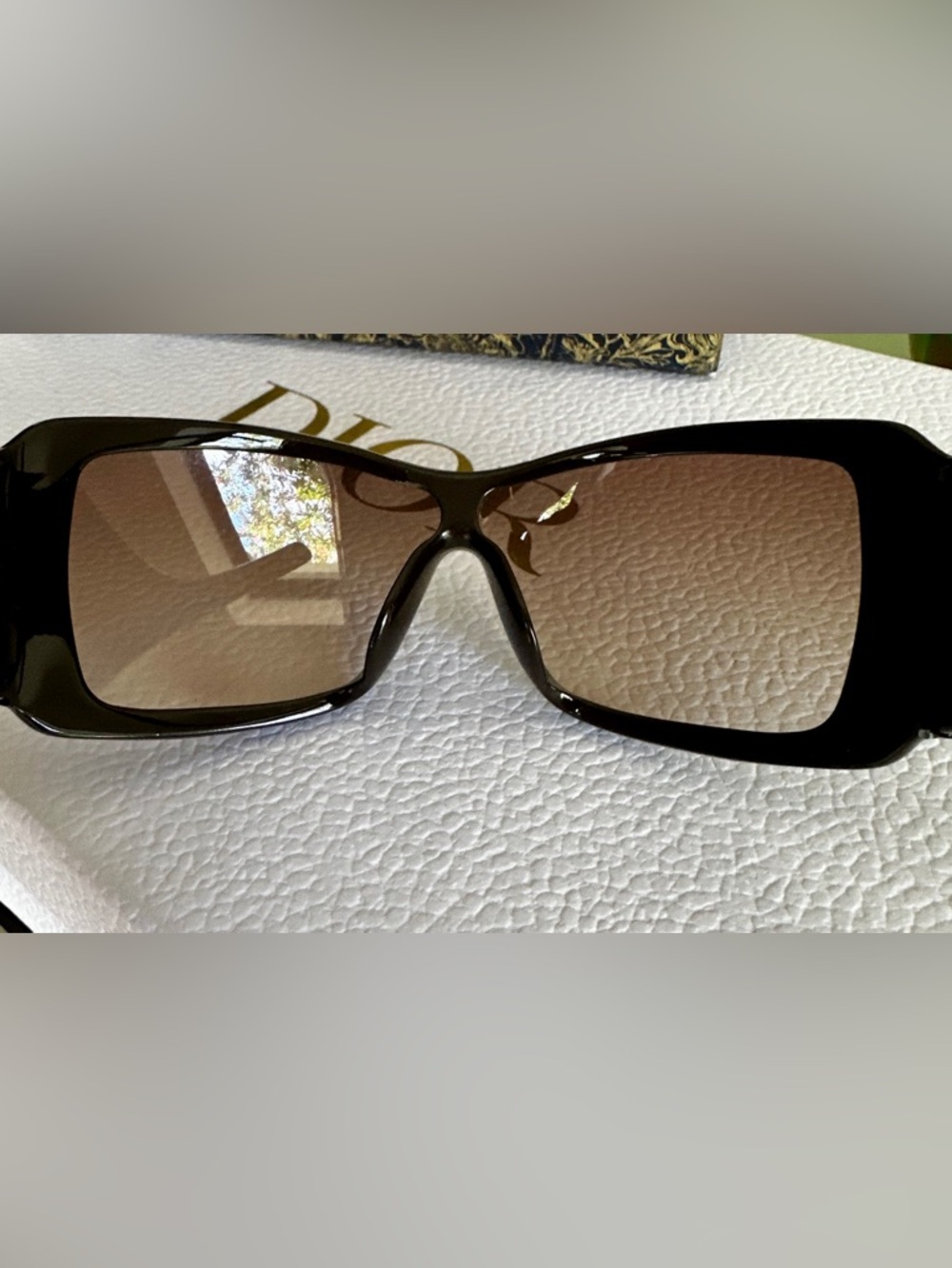 VTG Christian Dior "Diorstripes" 2 Wraparound Sunglasses - Picture 7 of 8